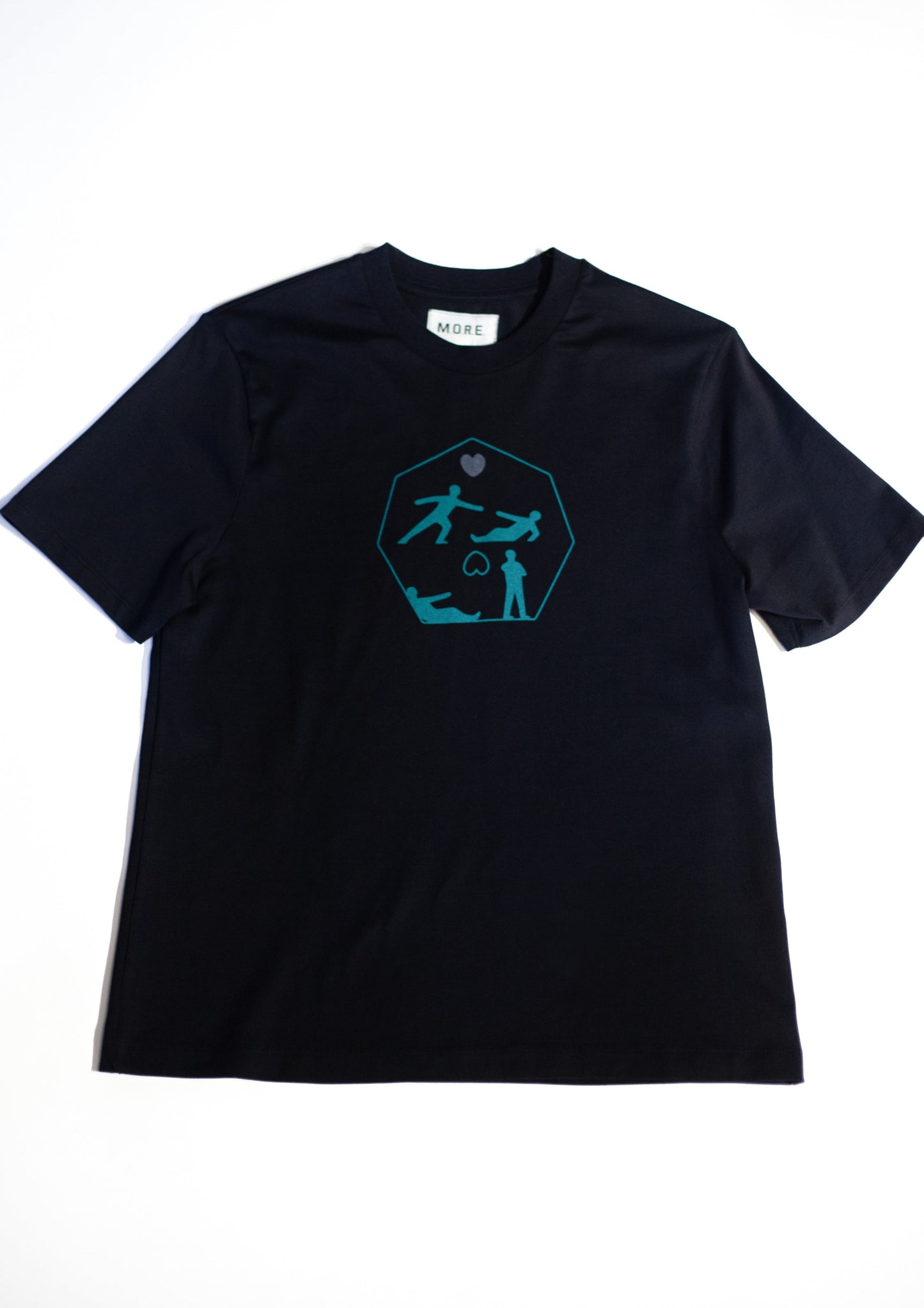 Green left chest Art Icon unisex T-Shirt