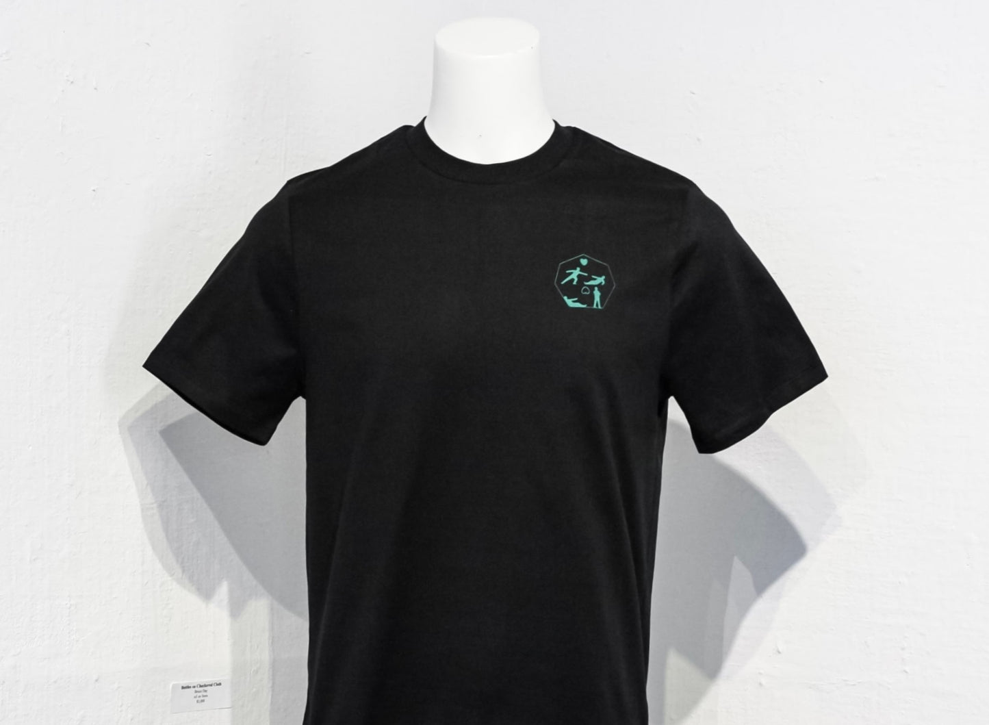 Green left chest Art Icon unisex T-Shirt