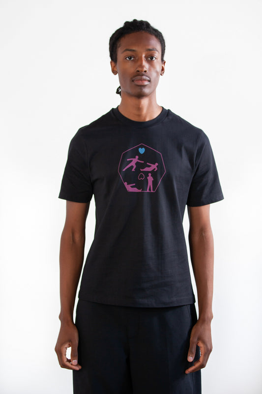 Off red and blue Art Icon unisex T-Shirt