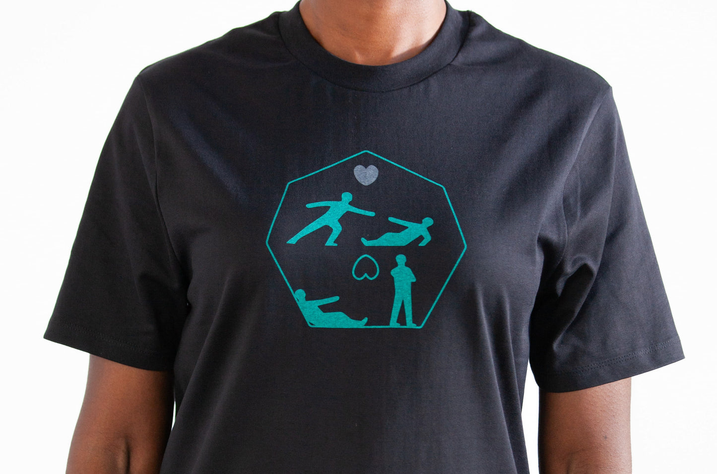 Green and White Art Icon unisex T-Shirt