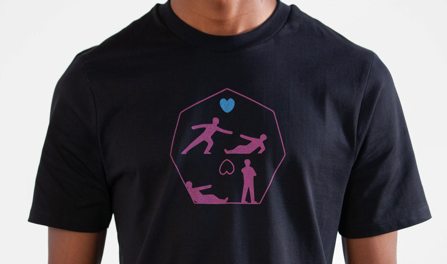 Off red and blue Art Icon unisex T-Shirt